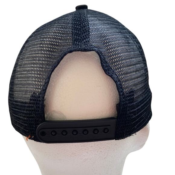 Volvo Trucker Hat Mesh Back Blue Black Snapback Baseball Cap - Picture 3 of 6